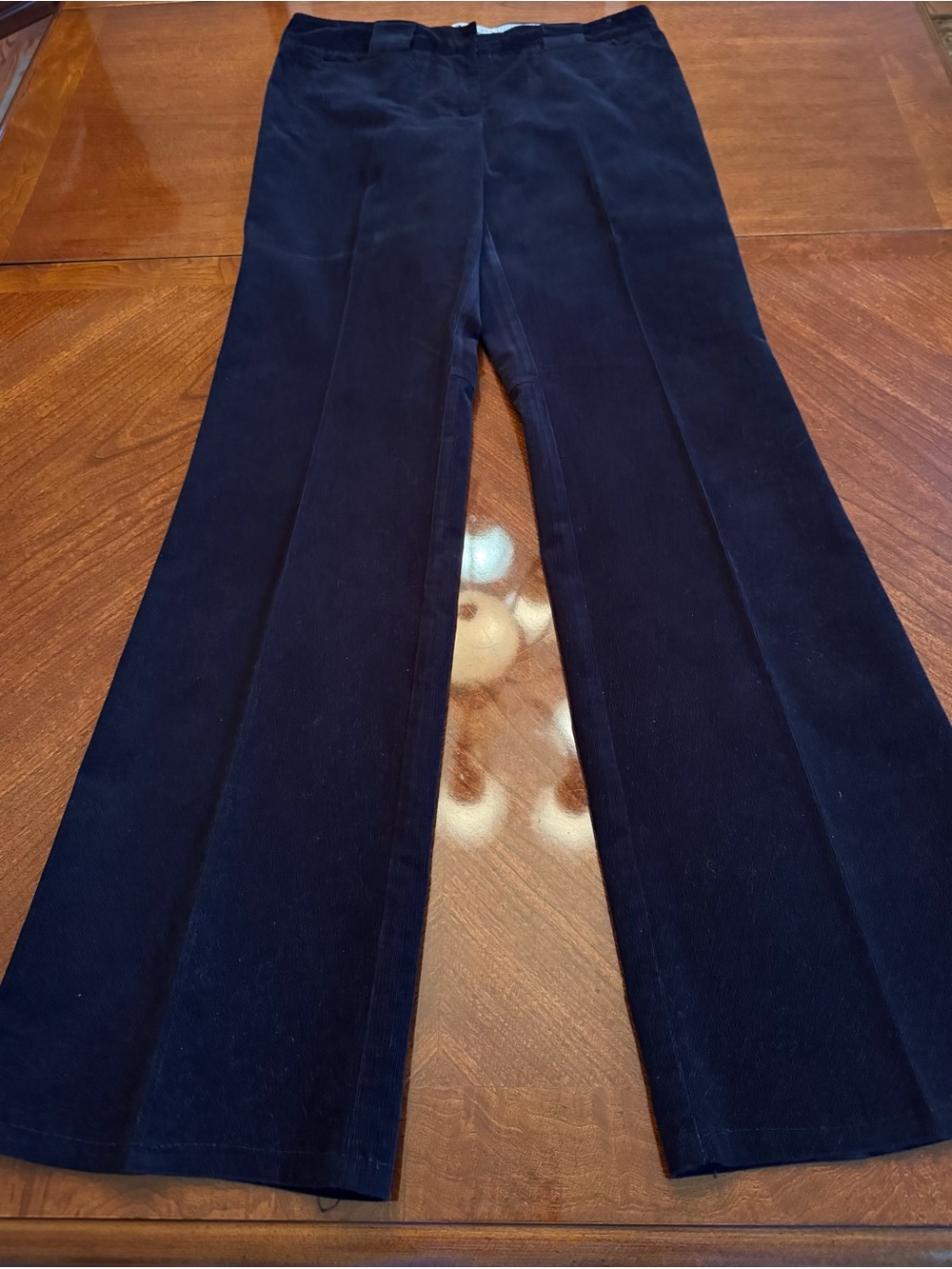 Tommy Hilfiger Pants 99% Cotton Navy Corduroy Bootcut Pants Size - 6